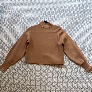 Zara brown cropped sweater